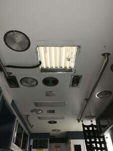 Original module ceiling Original module ceilling