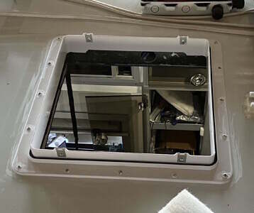 MaxxAir fan installation flange MaxxAir fan installation flange